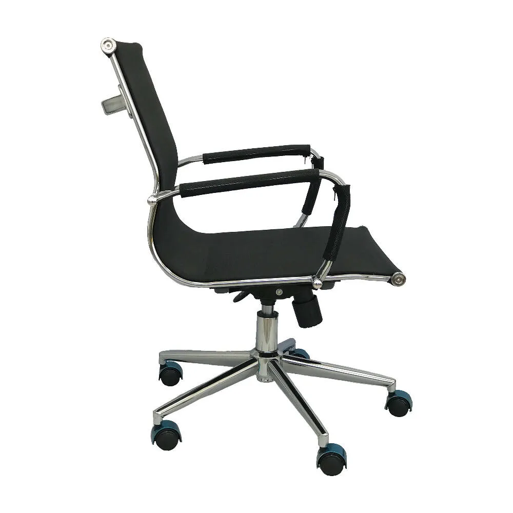 Silla Para Oficina Escritorio Baja   Negra